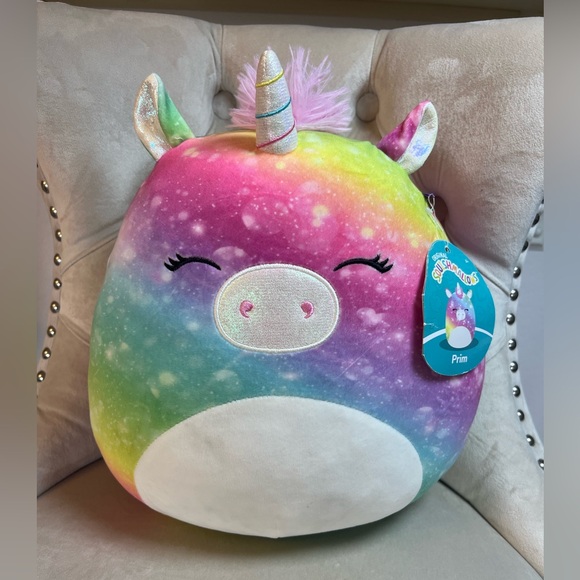 Squishmallows Prim Unicorn Plush with Rainbow‎ Colors - Picture 1 of 9
